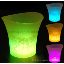 OEM Logo Plastic Luminous LED Ice Bucket